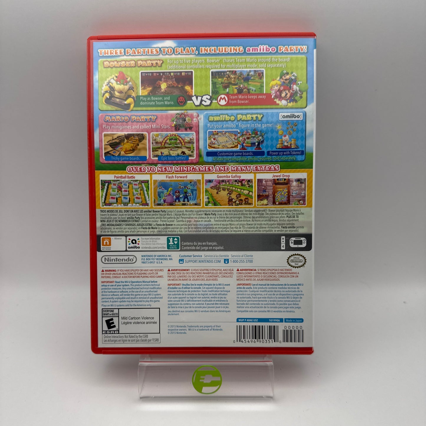 Mario Party 10 (Nintendo Wii U, 2015)
