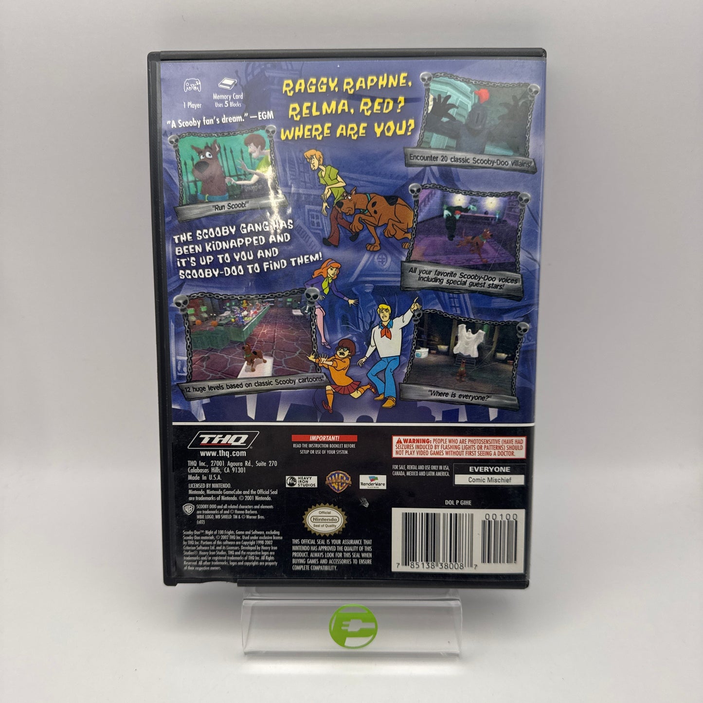 Scooby Doo Night of 100 Frights (Nintendo GameCube, 2002)