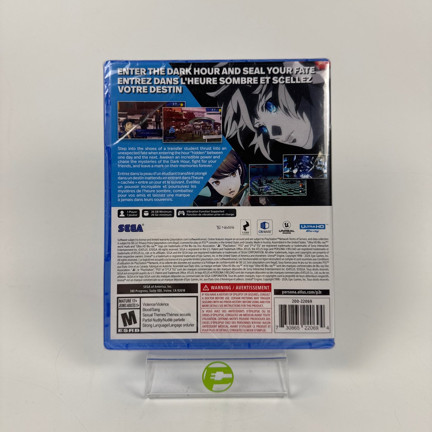 Persona 3 Reload (Sony PlayStation 5 PS5, 2024)