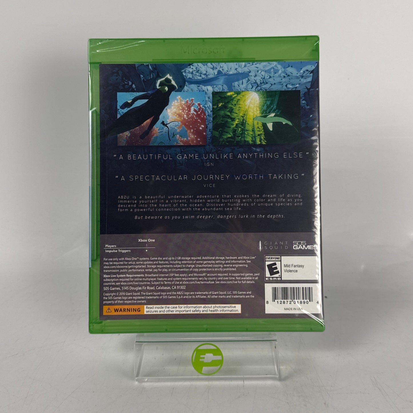 New Abzu (Microsoft Xbox One, 2017)