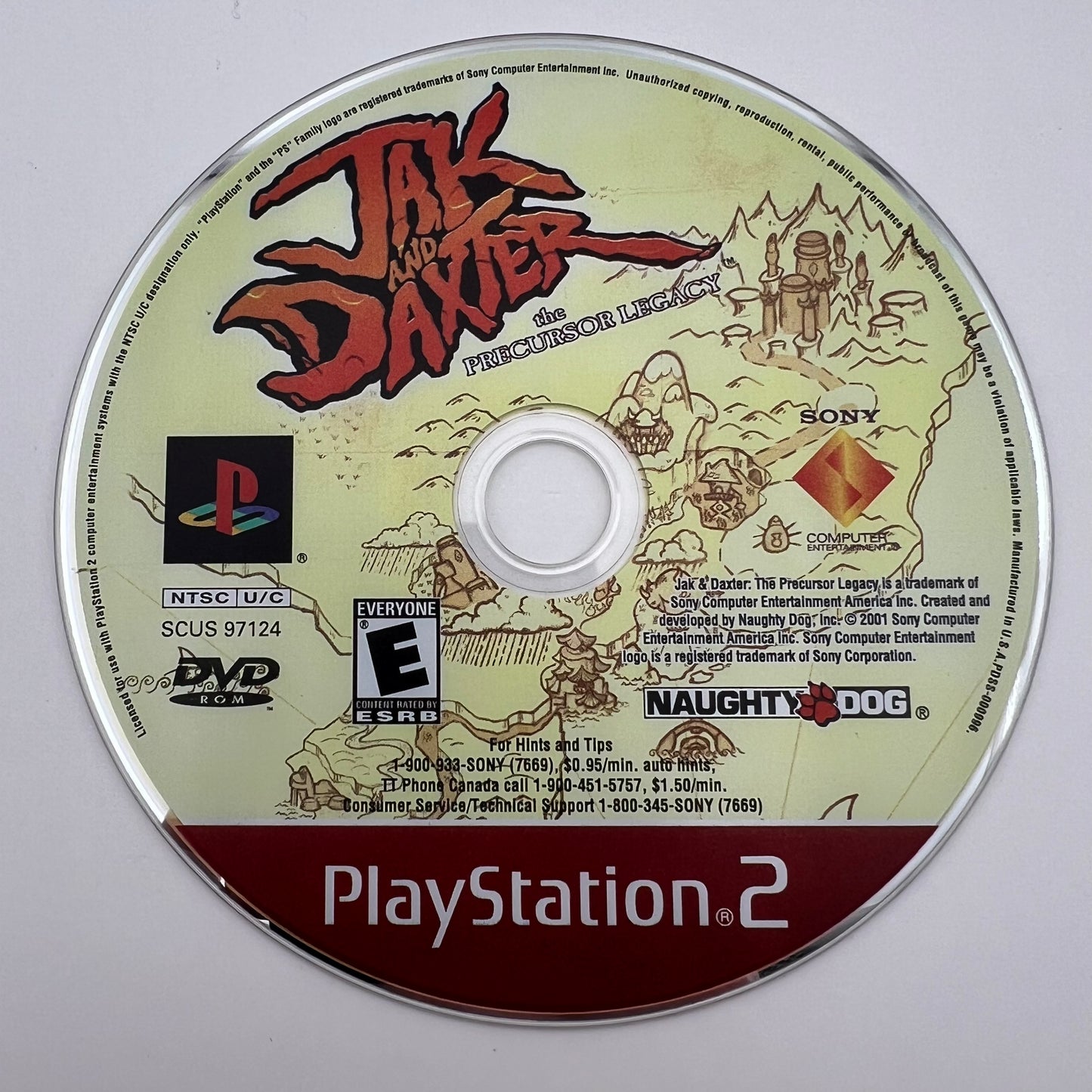 Jak and Daxter The Precursor Legacy (Sony PlayStation 2 PS2, 2001)