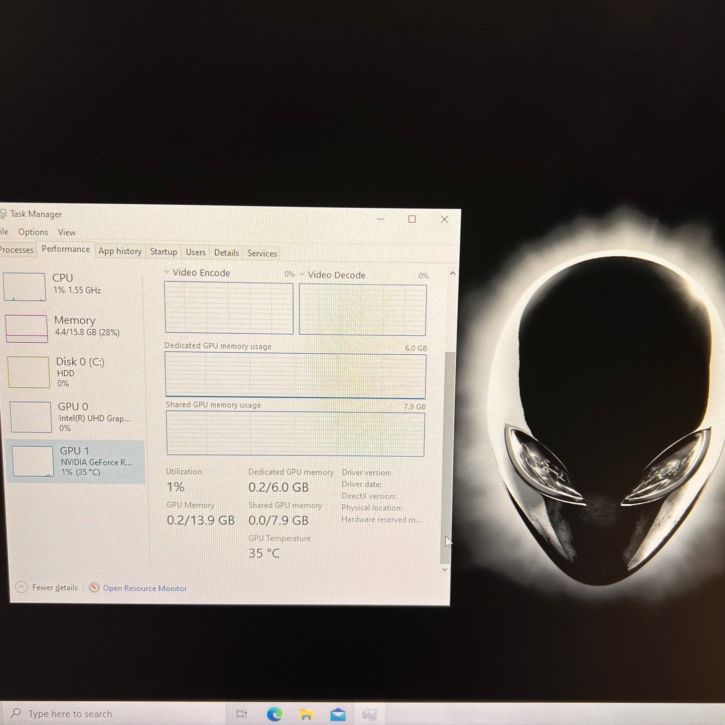 Alienware R8 7GTN753 i5-9400F 2.90GHz 16GB RAM 1TB HDD GeForce RTX 2060