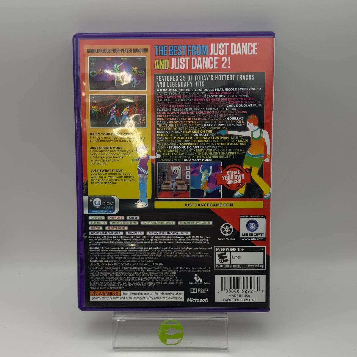 Just Dance Greatest Hits (Microsoft Xbox 360, 2012)