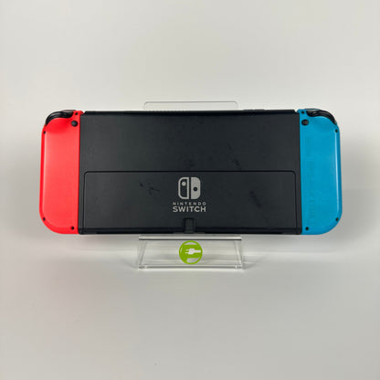 Nintendo Switch OLED Video Game Console HEG-001 Red/Blue