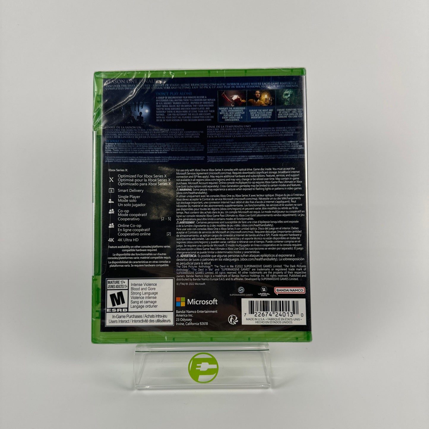 New Dark Pictures: The Devil in Me (Microsoft Xbox Series X, 2022)