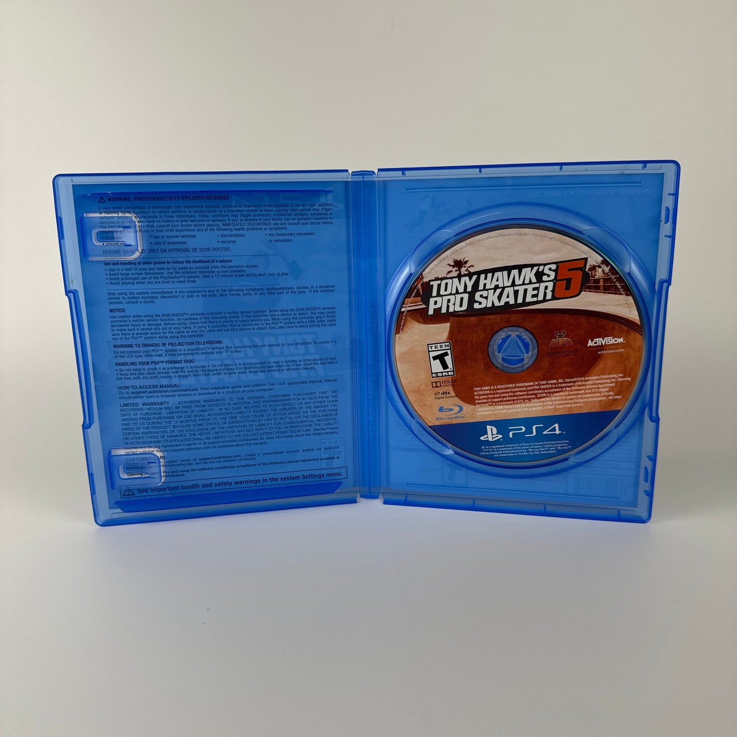 Tony Hawk 5 (Sony PlayStation 4 PS4, 2015)