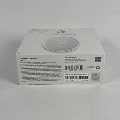 New Google Nest Thermostat Smart Thermostat Snow G4CVZ