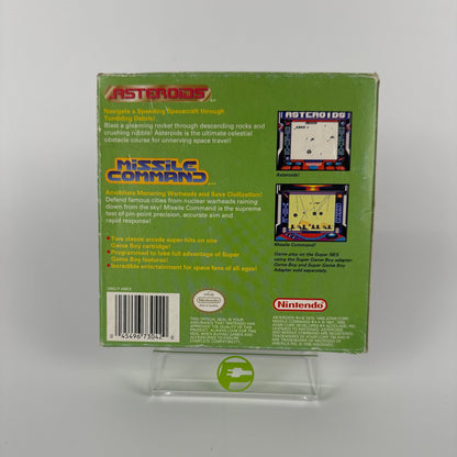 Arcade Classic: Asteroids and Missile Command  (Nintendo GameBoy, 1995)