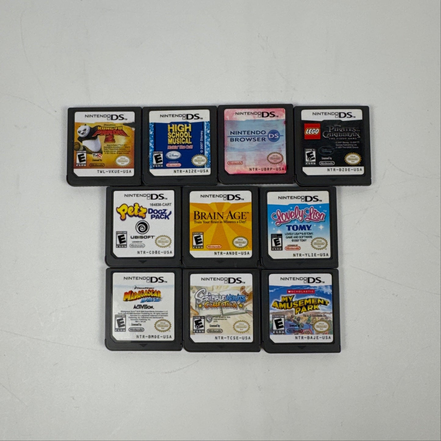 Lot of 10 Nintendo DS Games