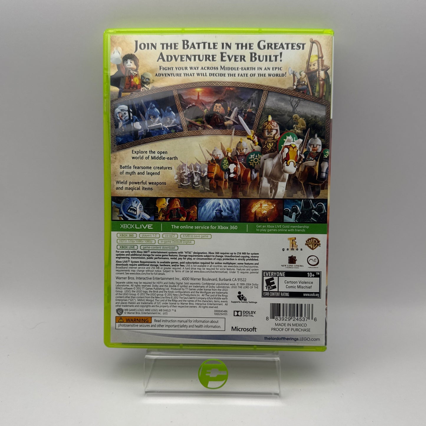 LEGO Lord Of The Rings (Microsoft Xbox 360, 2012)