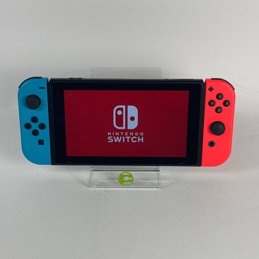 Nintendo Switch v1 Video Game Console HAC-001 Red/Blue