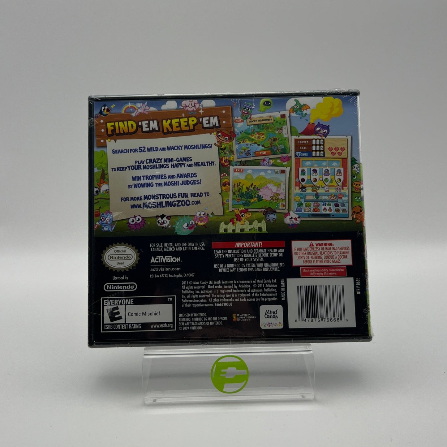 New Moshi Monsters: Moshling Zoo (Nintendo DS, 2011)