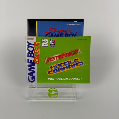 Arcade Classic: Asteroids and Missile Command  (Nintendo GameBoy, 1995)