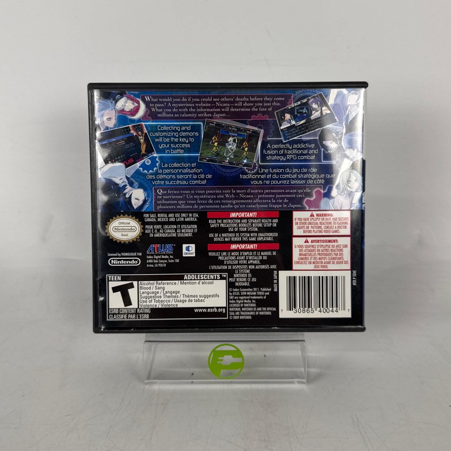 Shin Megami Tensei: Devil Survivor 2 (Nintendo DS, 2012)