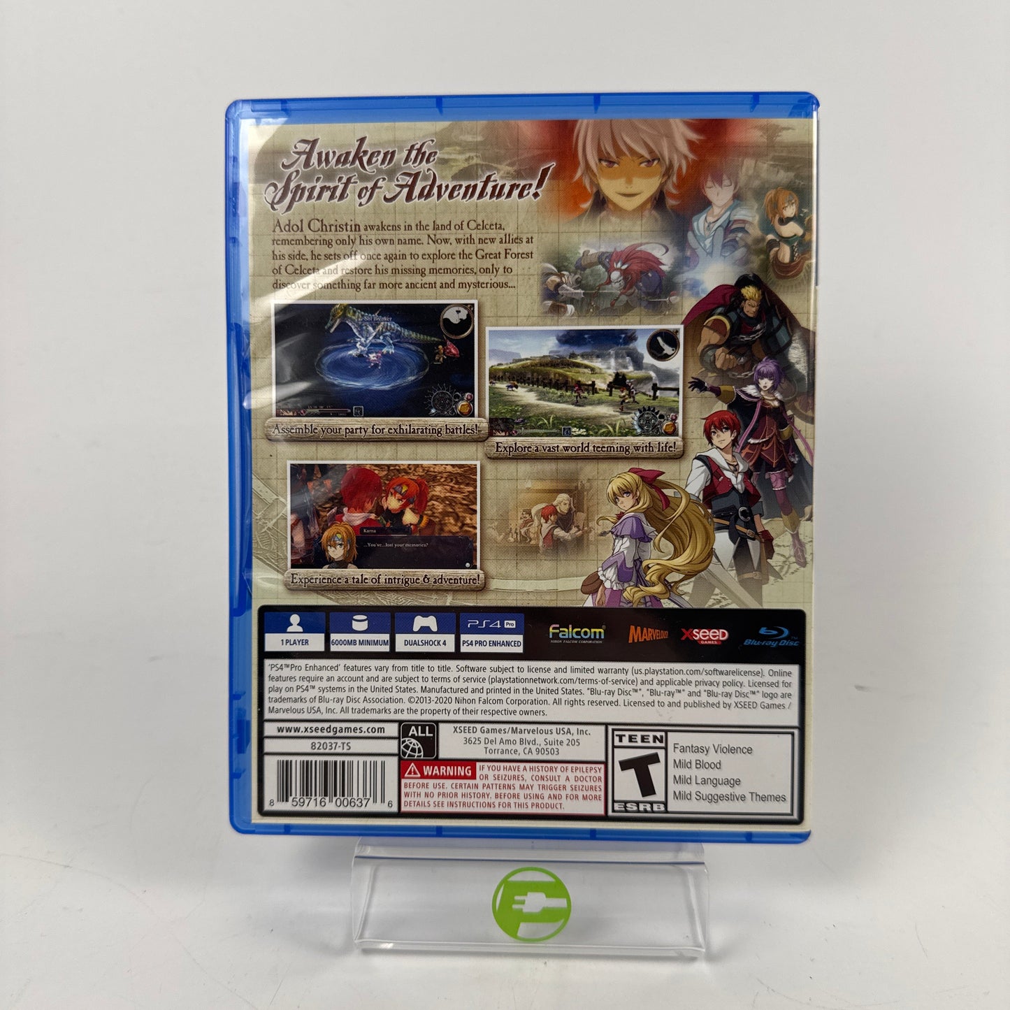 Ys: Memories of Celceta [Timeless Adventurer Edition] (Sony PlayStation 4, 2020)