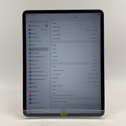 Unlocked Apple iPad Air 13" M2 128GB Space Gray MV6Q3LL/A
