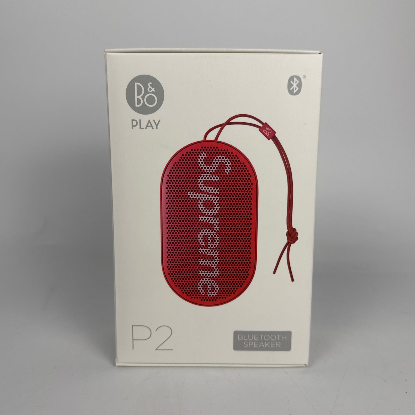 New Bang & Olufsen Beoplay P2 Bluetooth Speaker Red 1140124