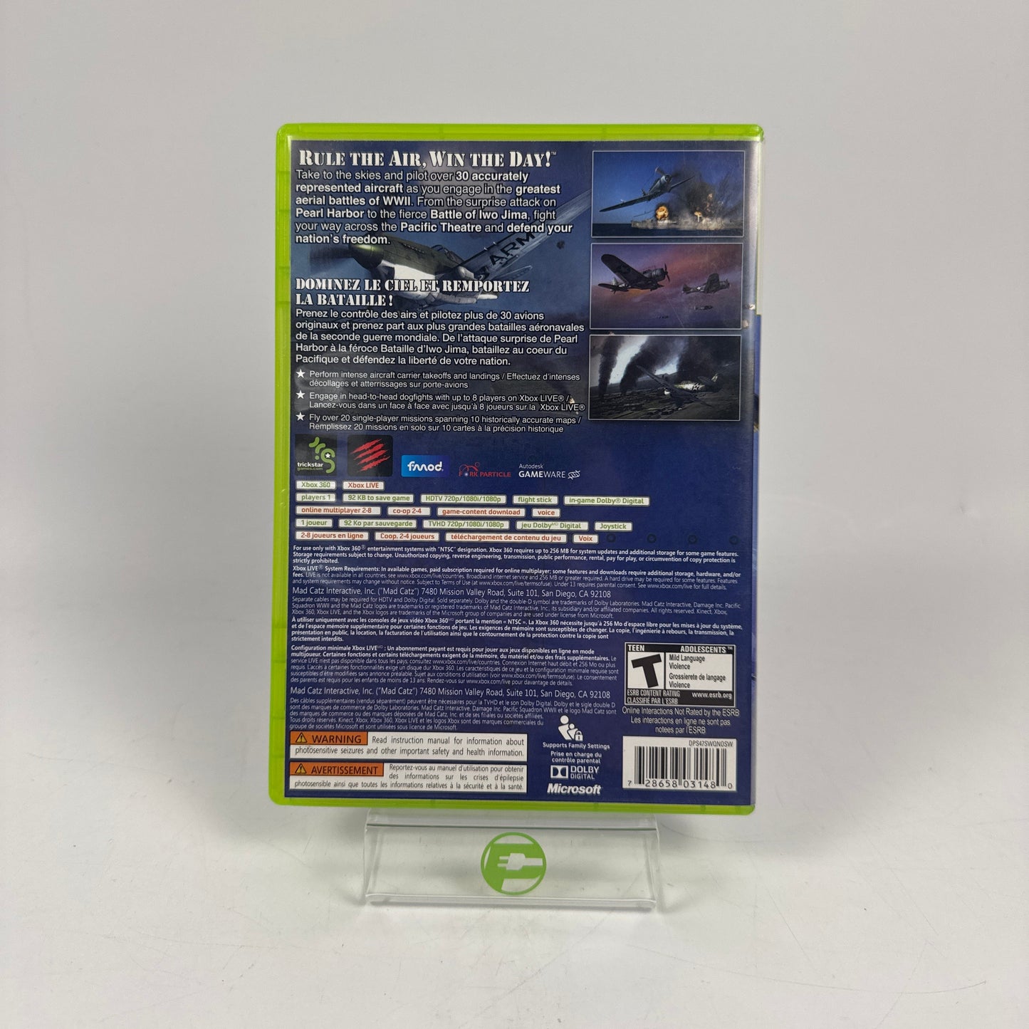 Damage Inc.: Pacific Squadron WWII (Microsoft Xbox 360, 2012)