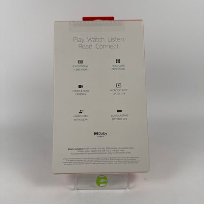 New WiFi Only Amazon Kindle Fire HD 8 8th Gen 32GB Black