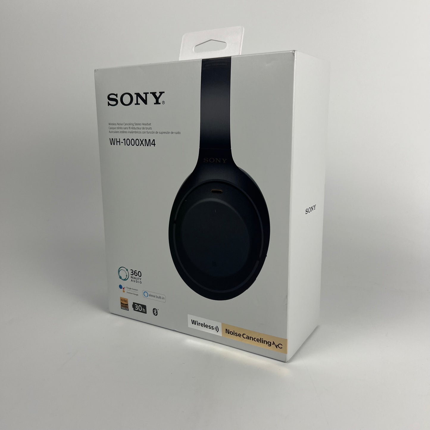 Sony WH-1000XM4 Noise-Cancelling Bluetooth Headphones Black/Gold P92487235M