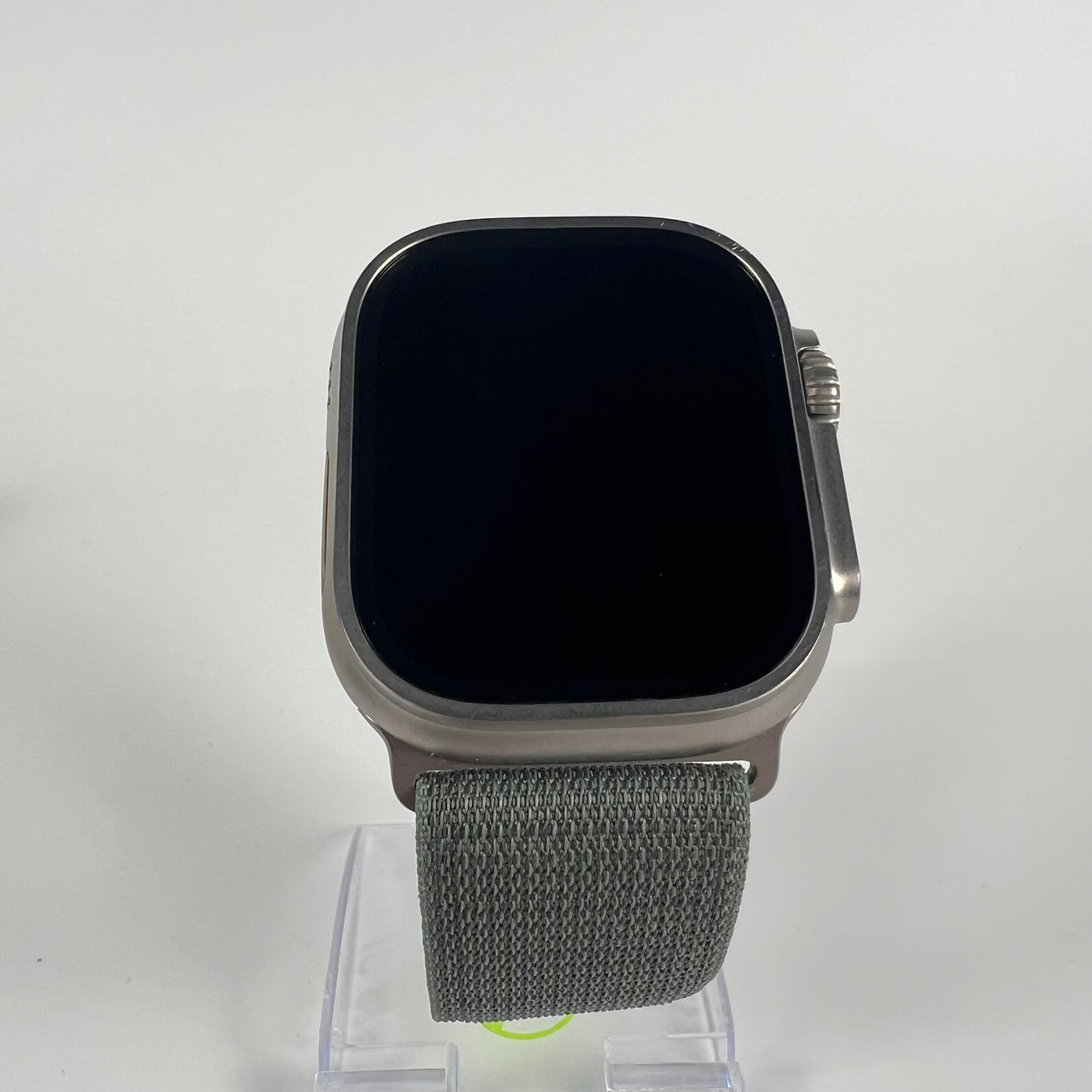 Factory Unlocked Apple Watch Ultra 49MM Silver Titanium Green Alpine Loop A2622