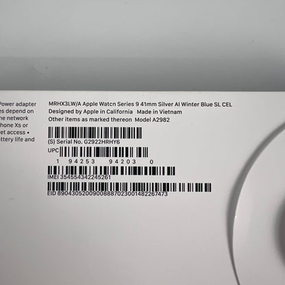 Unlocked Apple Watch Series 9 41MM Starlight Aluminum A2982