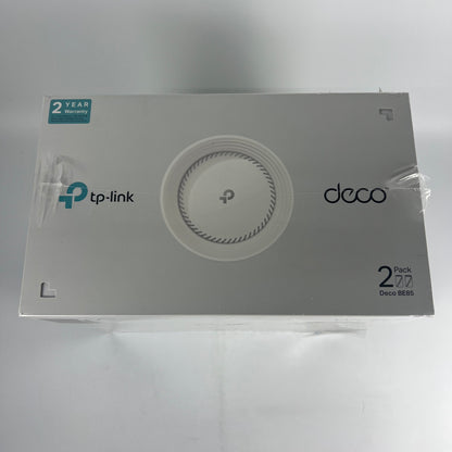 New TP-Link Deco BE22000 2-Pack Tri-Band BE22000 Mesh WiFi Router