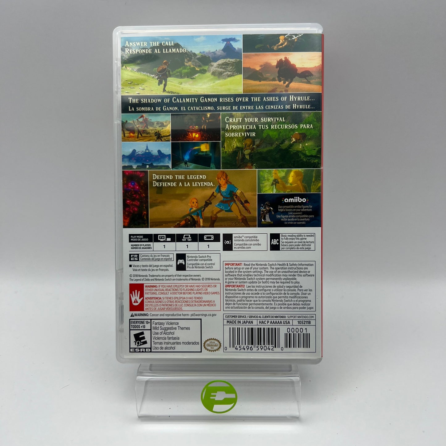 Zelda Breath of the Wild (Nintendo Switch, 2017)