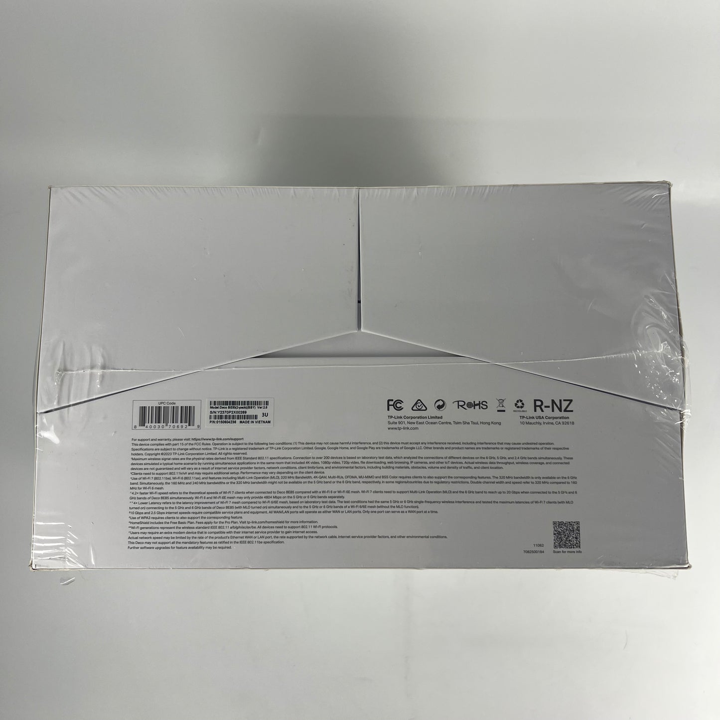 New TP-Link Deco BE22000 2-Pack Tri-Band BE22000 Mesh WiFi Router