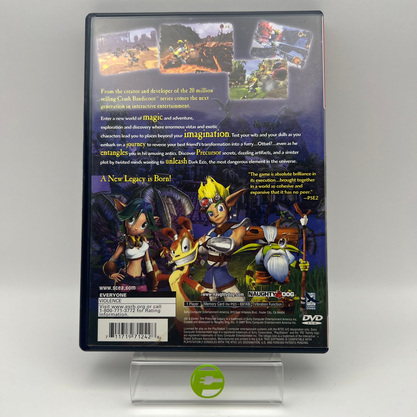 Jak and Daxter The Precursor Legacy  (Sony PlayStation 2 PS2,  2001)