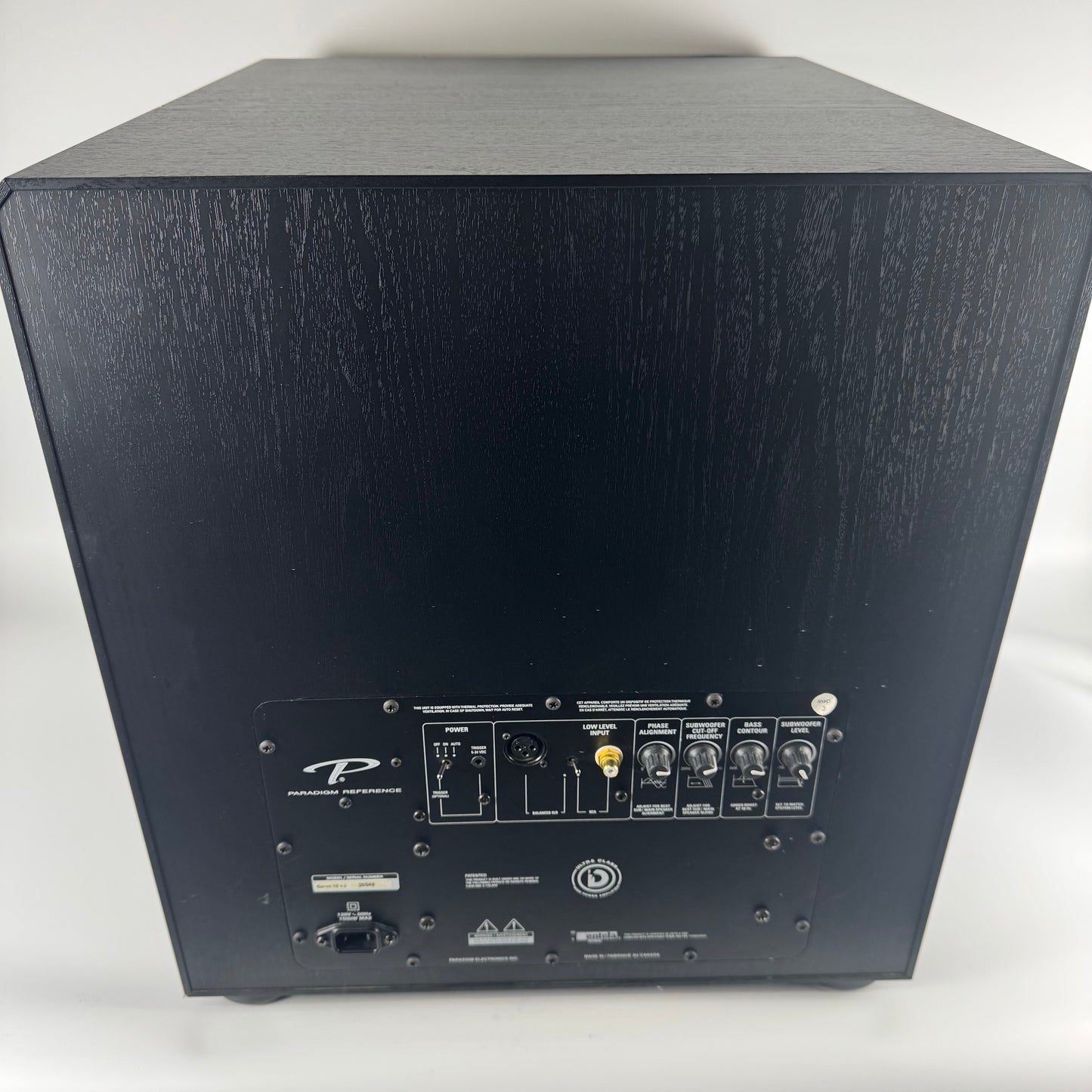 Paradigm Servo 15 V2 Subwoofer Black