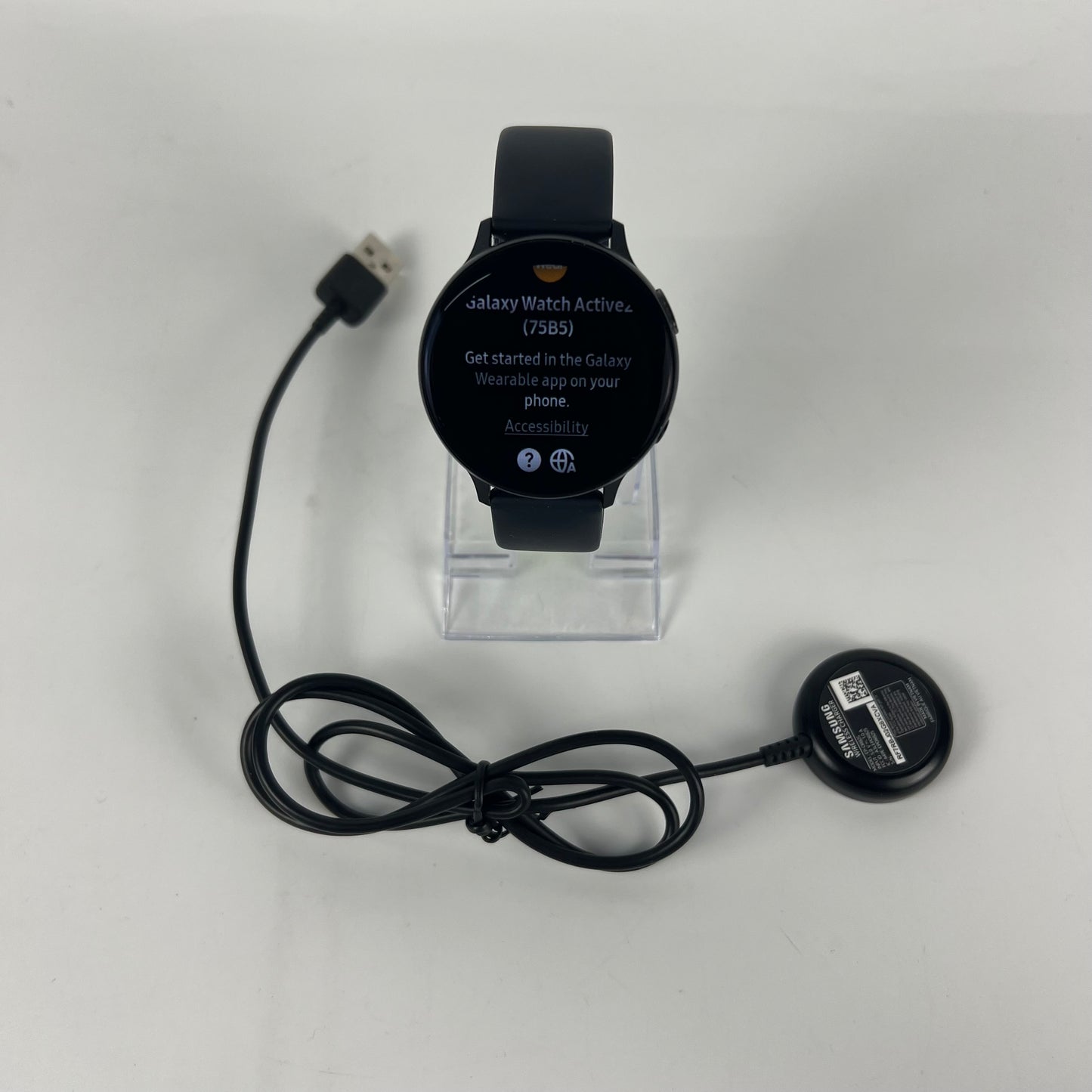 GPS Only Samsung Galaxy Watch Active2 Aluminum Smartwatch SM-R820NZSAXAR