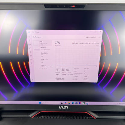 MSI Raider GE78 HX 13V 13VG-042US 17" i7-13700HX 2.1GHz 16GB RAM 1TB NVMe SSD 512GB NVMe GeForce RTX 4070